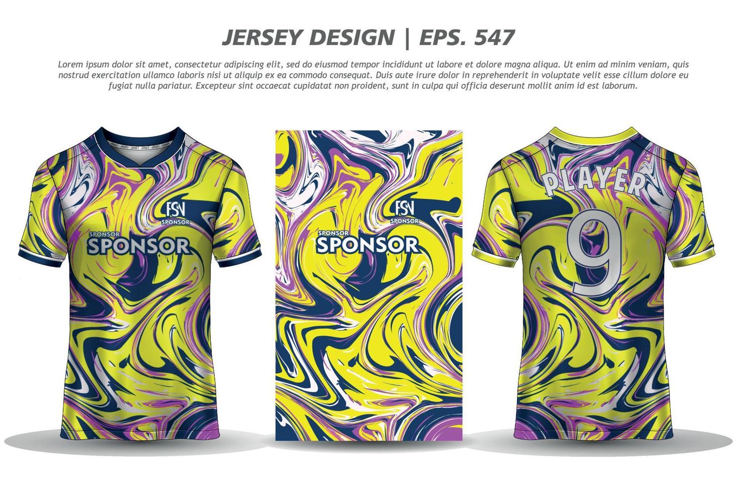 maillot design sublimation t shirt premium motif géométrique incroyable vecteur collection pour football football courses cyclisme jeux motocross sports