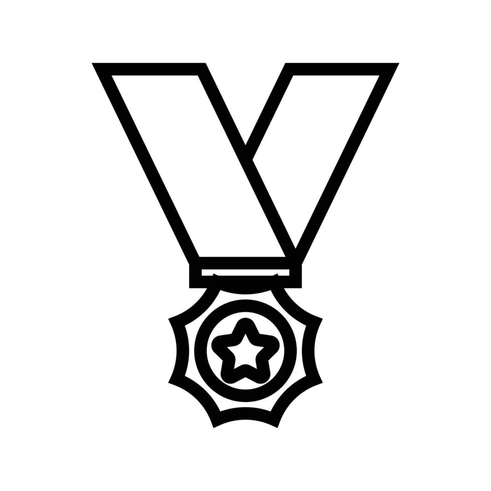 icône de médaille vecteur