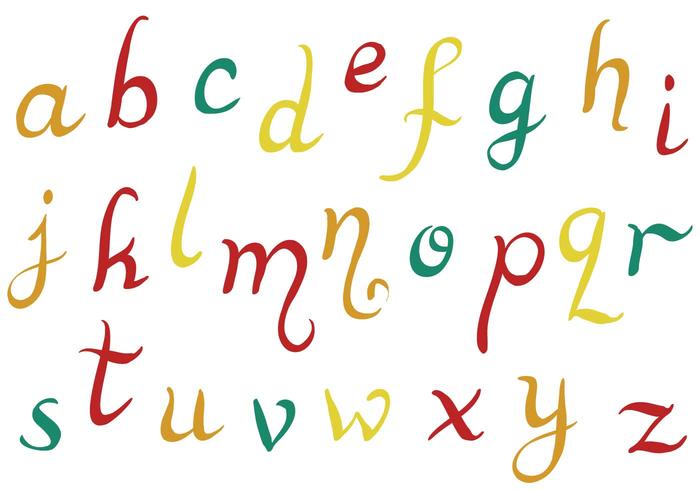 Vecteurs Alphabet gratuits vecteur