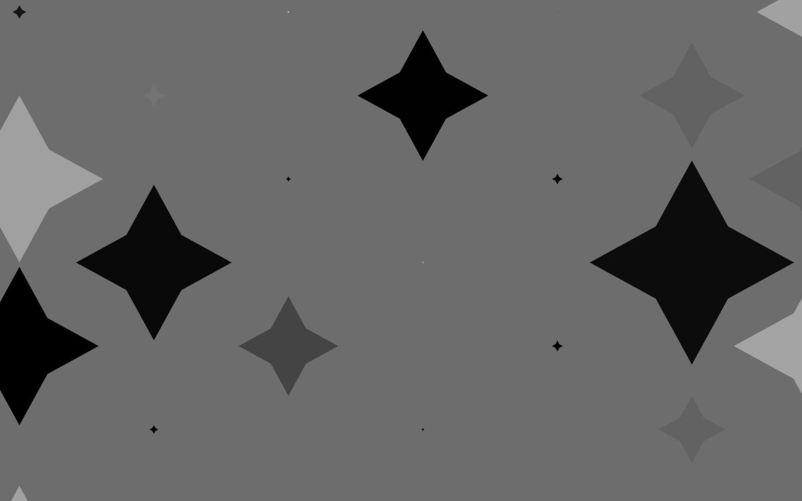 argent clair, motif vectoriel gris avec des étoiles de Noël.