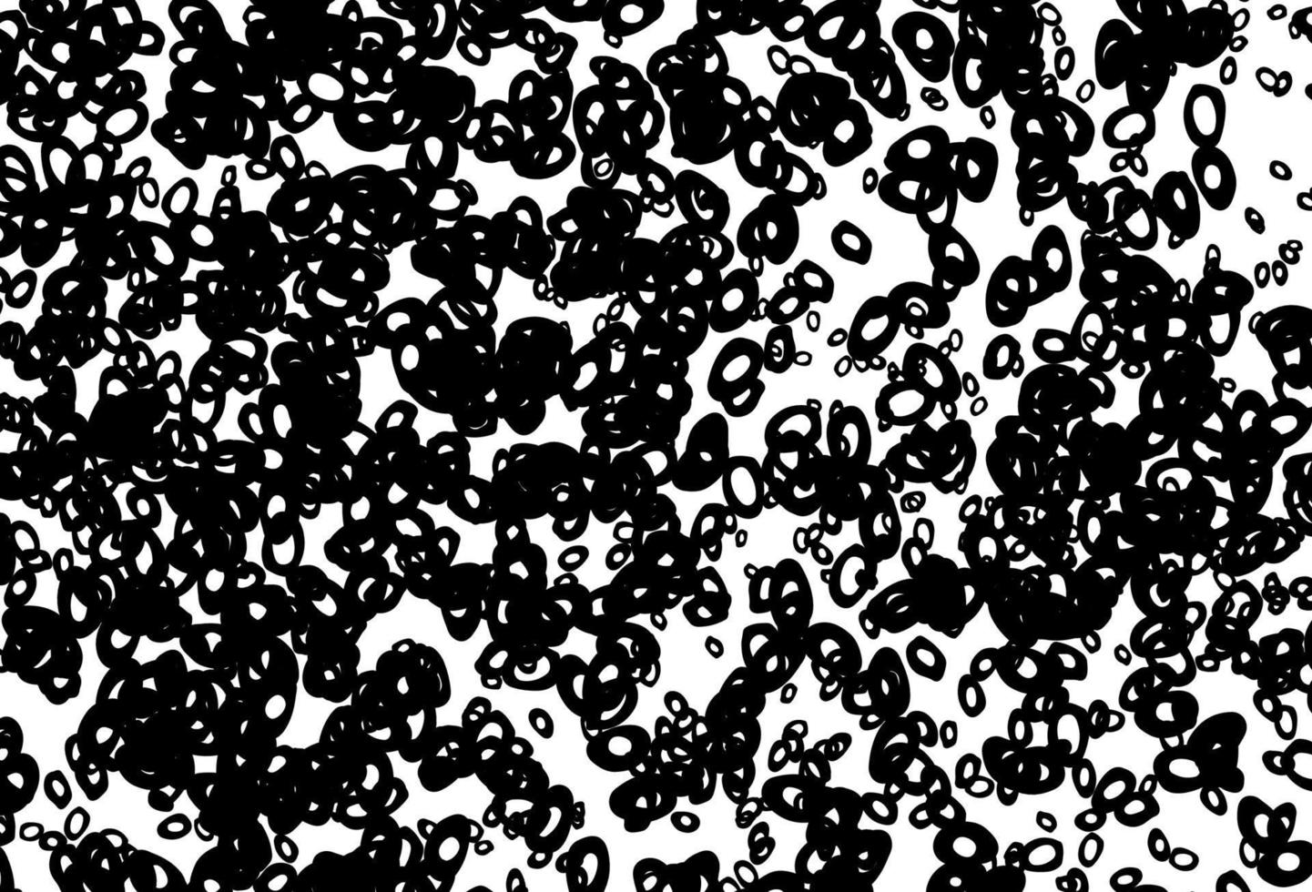 couverture vectorielle en noir et blanc avec des taches. vecteur