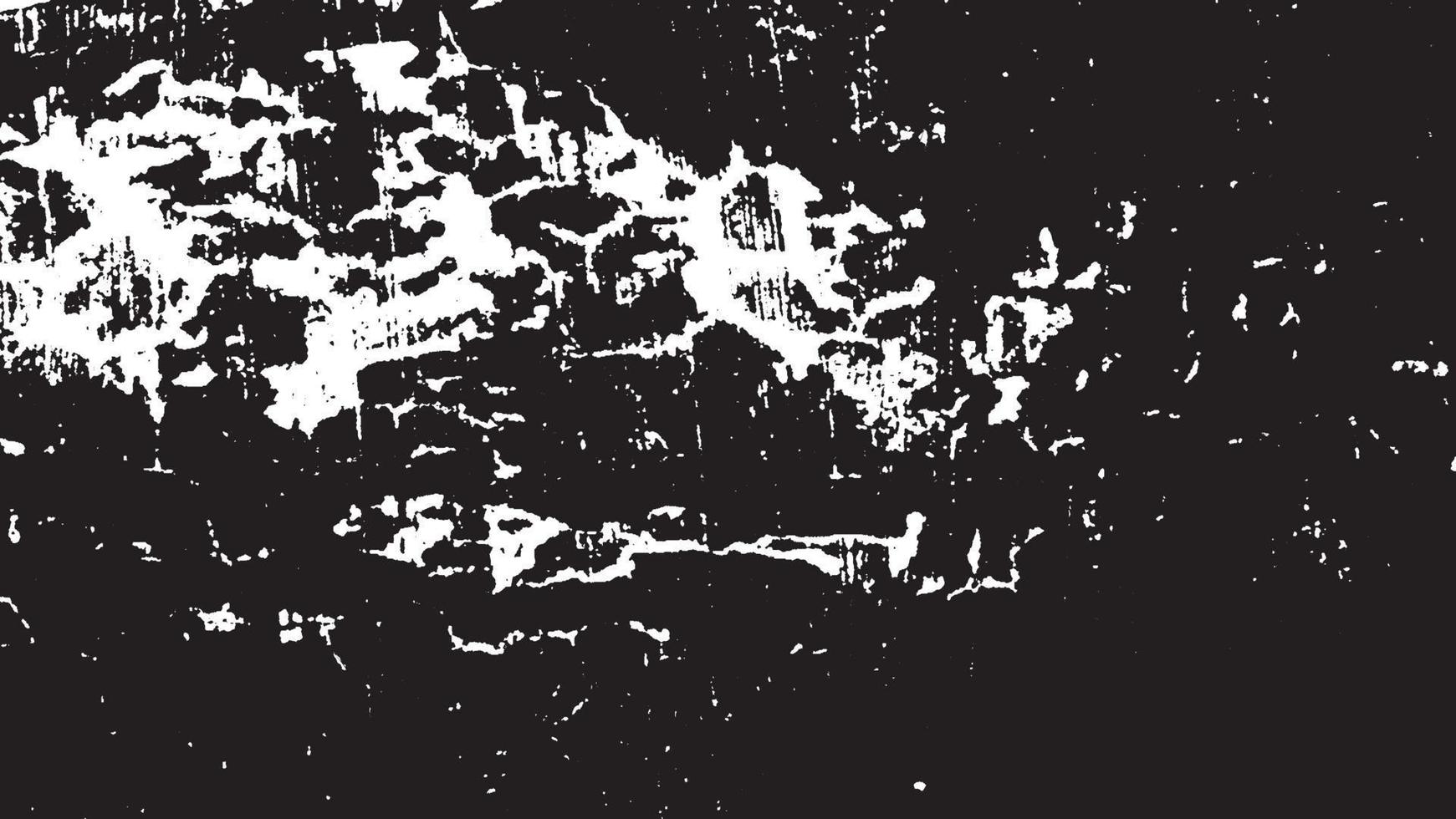 textures grunge rétro en détresse, arrière-plan grunge noir blanc abstrait, superposition de saleté en détresse vectorielle. vecteur