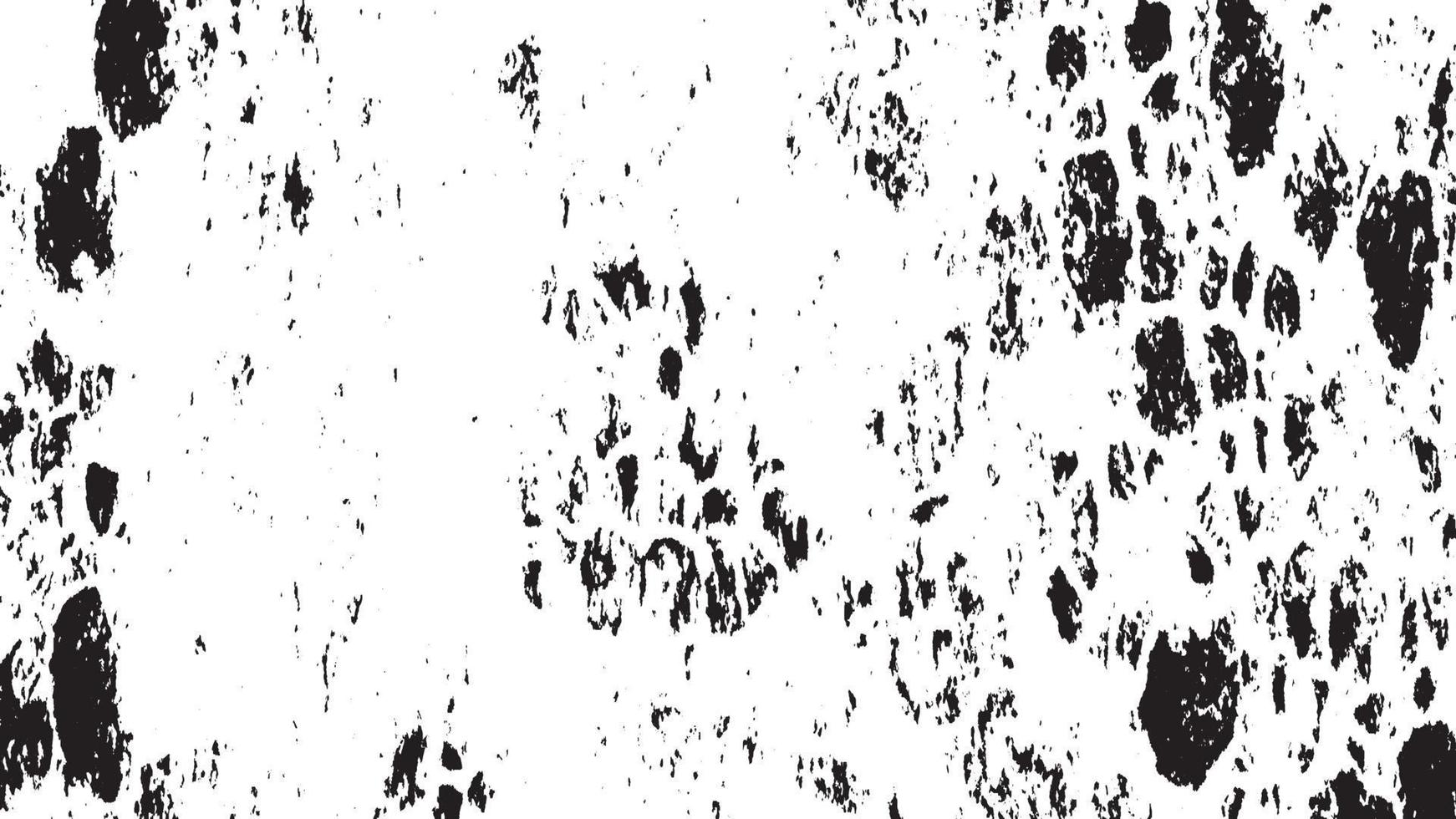 textures grunge rétro en détresse, arrière-plan grunge noir blanc abstrait, superposition de saleté en détresse vectorielle. vecteur