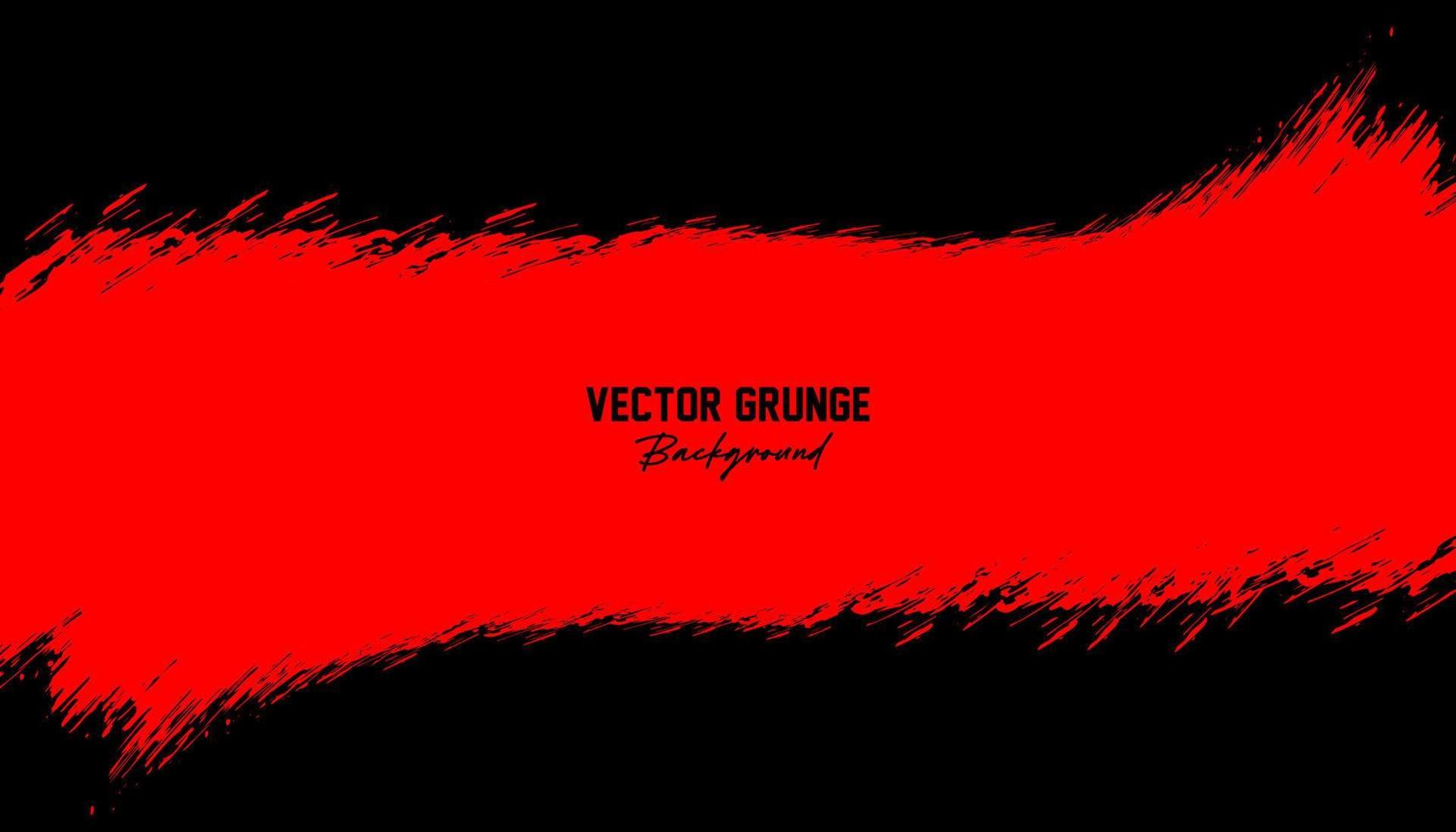 vecteur de conception de fond grunge rouge et noir abstrac