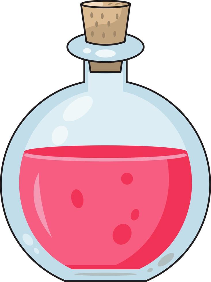 vecteur de potion rouge