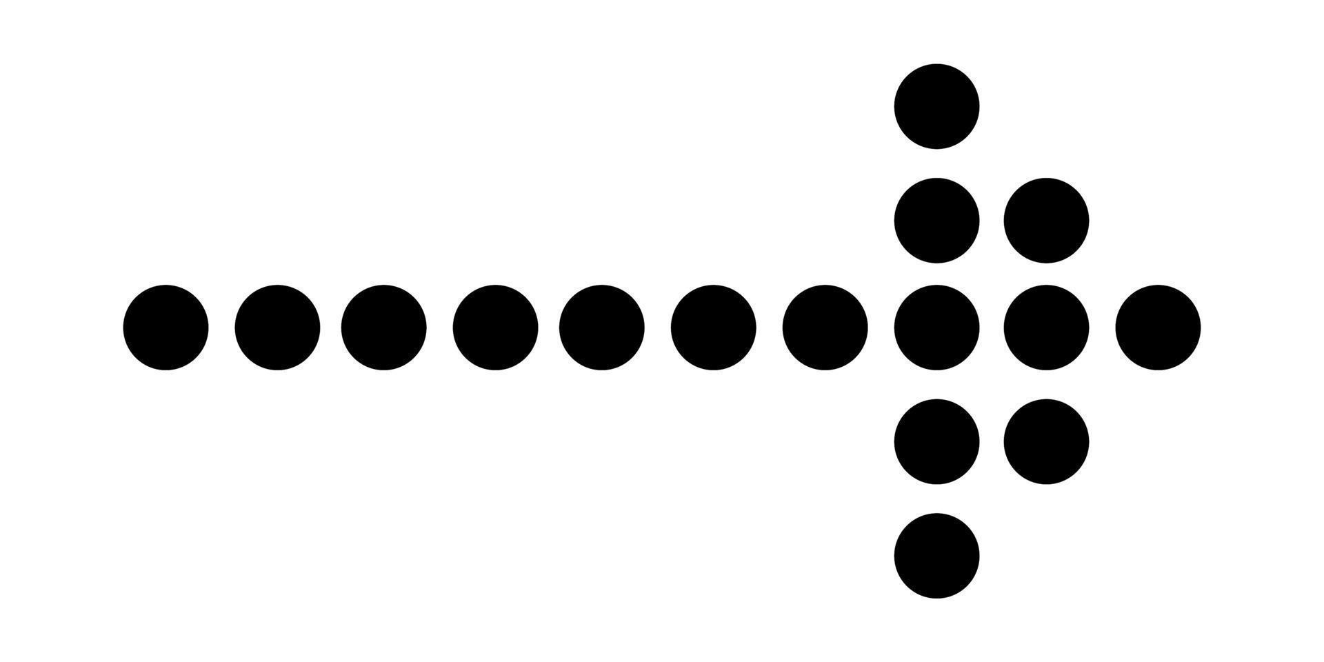 illustration vectorielle graphique de flèche noire cion vecteur
