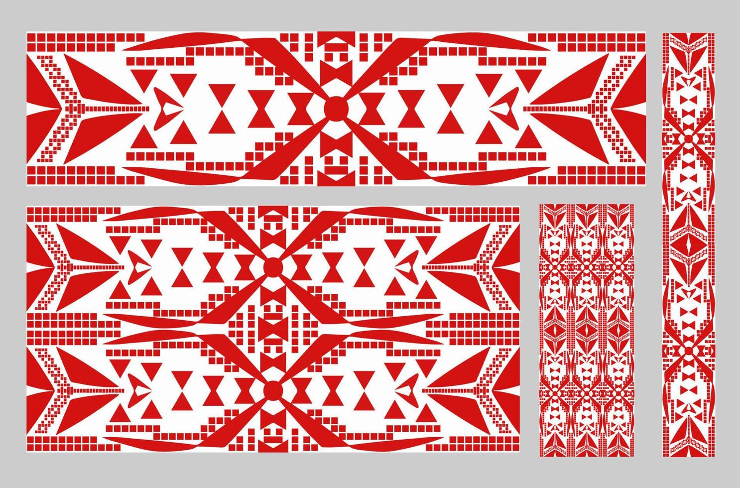 motif géométrique sans couture avec forme tribale. conçu en ikat, boho, aztèque, folk, motif, thaï, style arabe de luxe. idéal pour les vêtements en tissu, la céramique, le papier peint. illustration vectorielle. vecteur