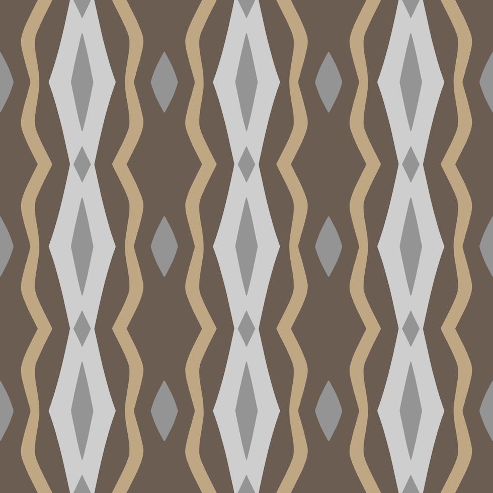 motif chevron en zigzag avec style aztèque et signe ikat. motif chevron sans soudure. illustration vectorielle. vecteur