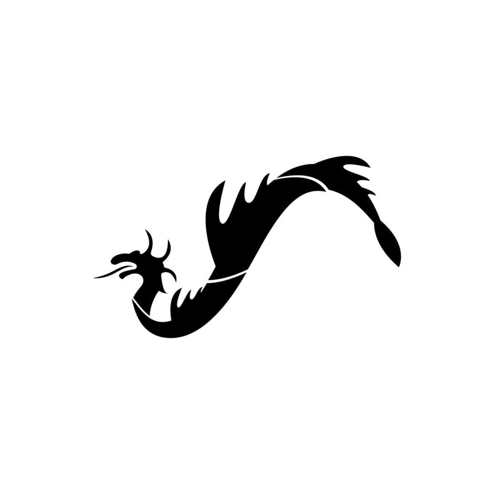 vecteur d'illustration d'icône de dragon