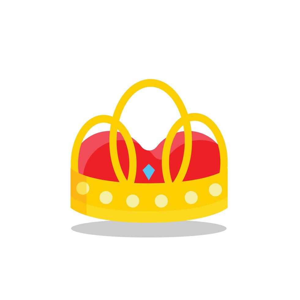 illustration vectorielle de couronne, roi, icône de luxe. vecteur