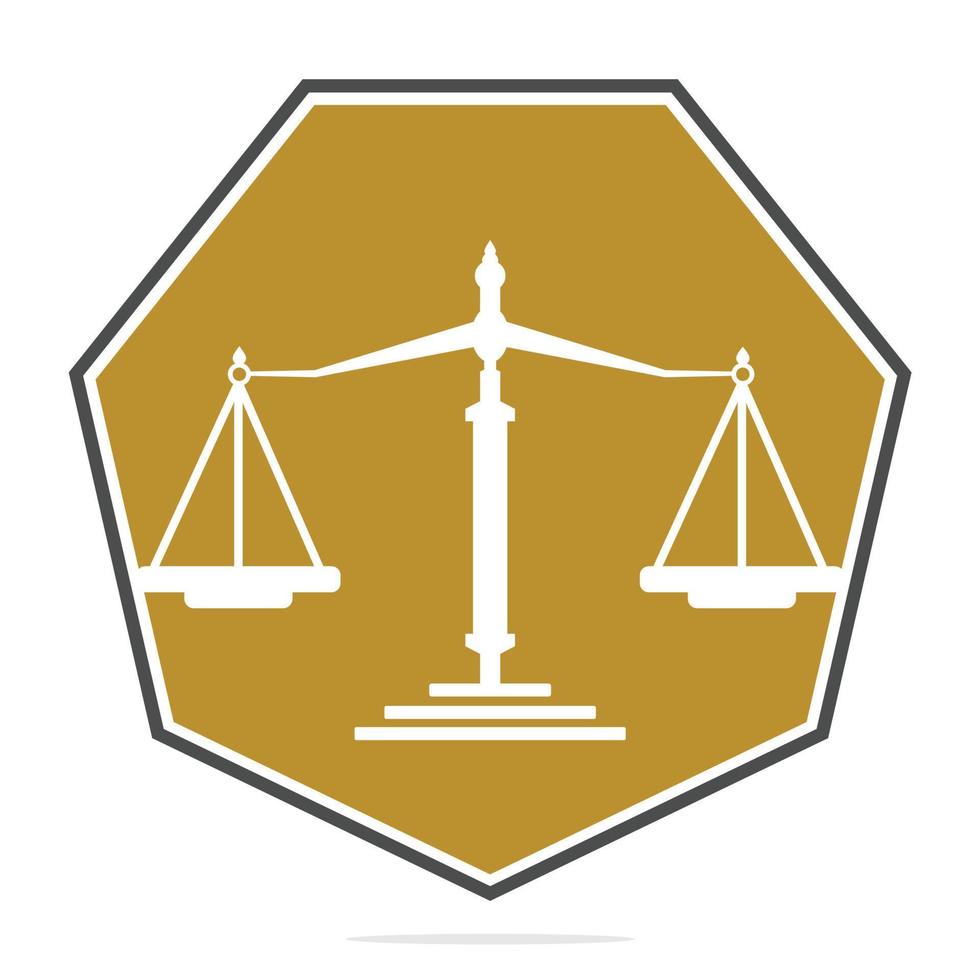 création de logo de droit et d'avocat. création de logo vectoriel de cabinet d'avocats et de bureau.