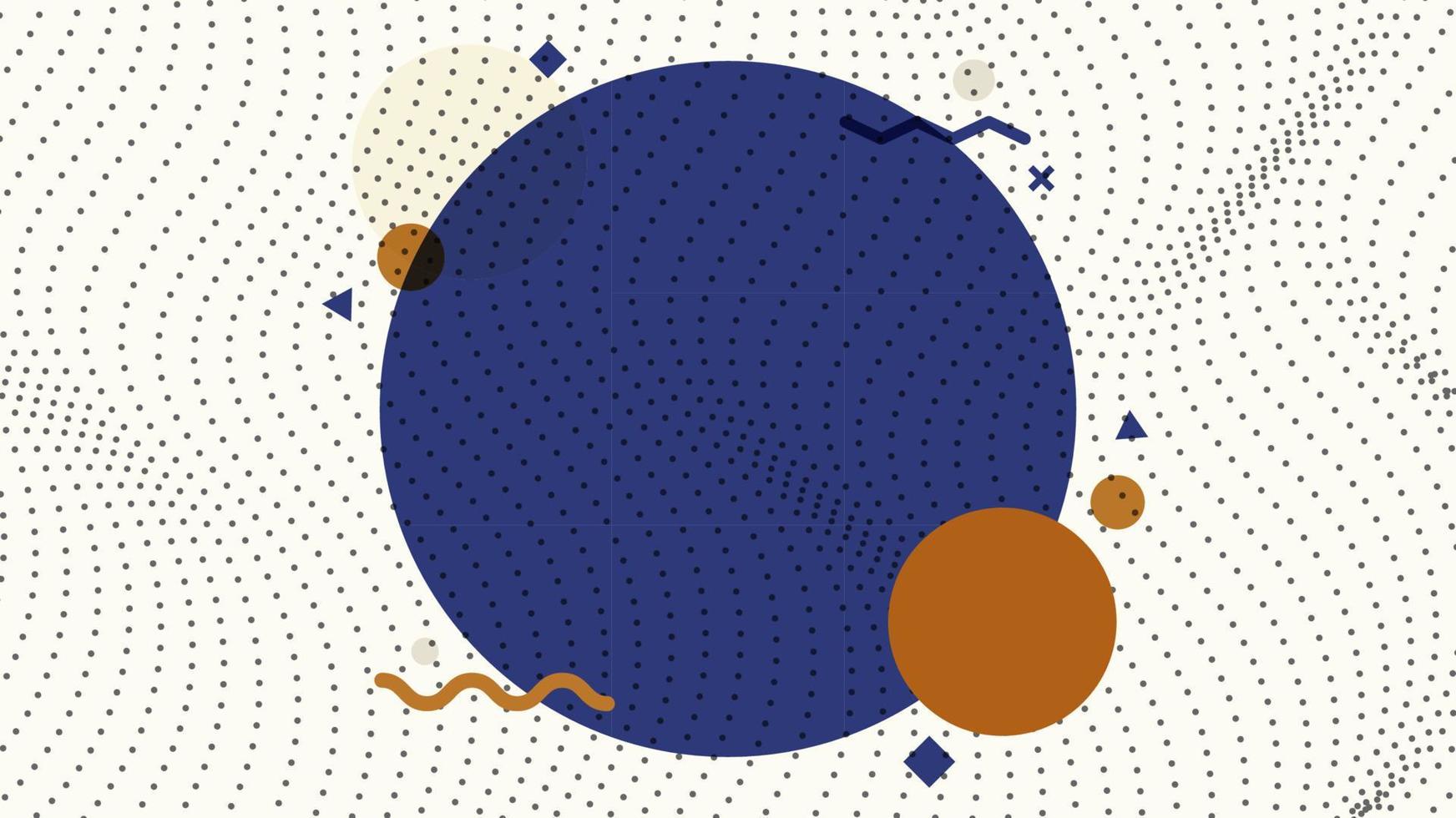 points gris abstraits modernes particules dynamiques fond blanc avec des éléments de décoration de cercles géométriques bleus vecteur