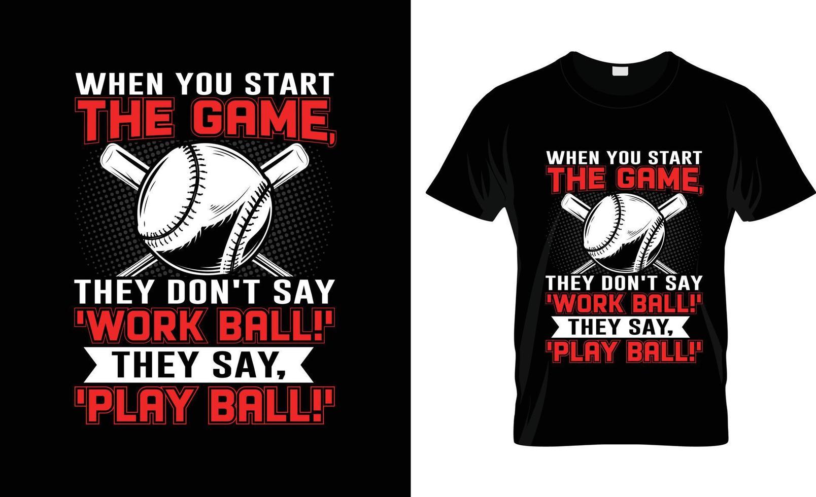 conception de t-shirt de baseball, slogan de t-shirt de baseball et conception de vêtements, typographie de baseball, vecteur de baseball, illustration de baseball