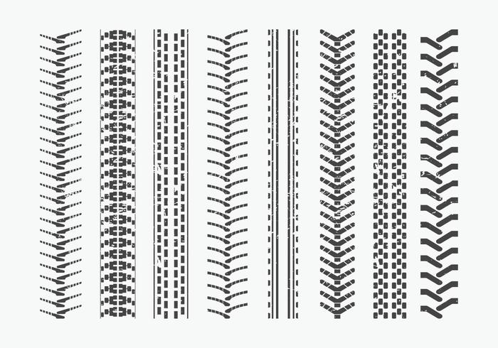 Textures gratuites de pneu vectoriel