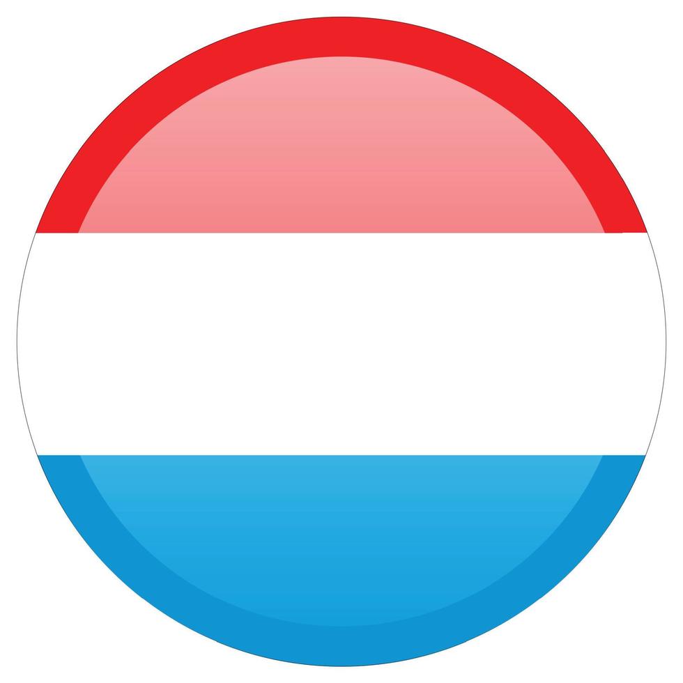 drapeau luxembourgeois. dimensions, proportions et couleurs précises des éléments vecteur