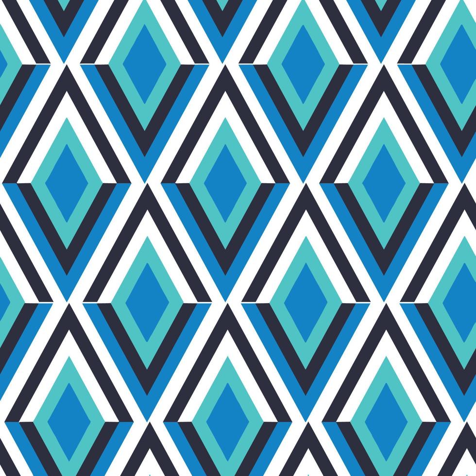 motif vectoriel géométrique en zigzag, décoration ethnique harmonieuse, arrière-plan abstrait