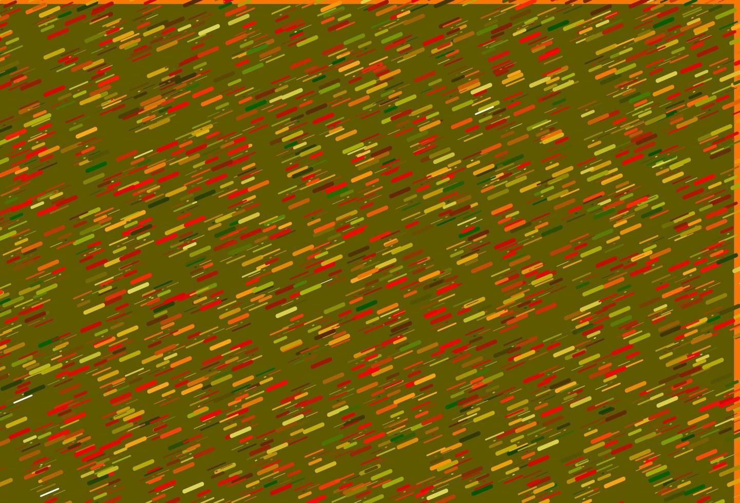 toile de fond de vecteur vert clair et rouge avec de longues lignes.
