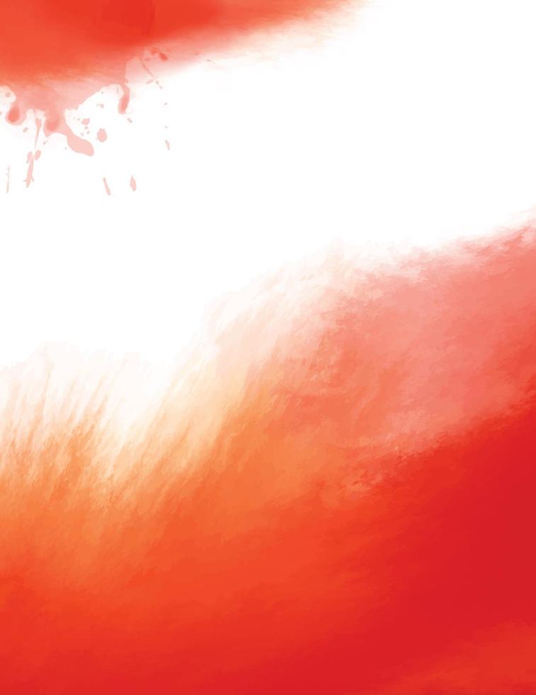 fond de texture abstraite rouge avec aquarelle vecteur