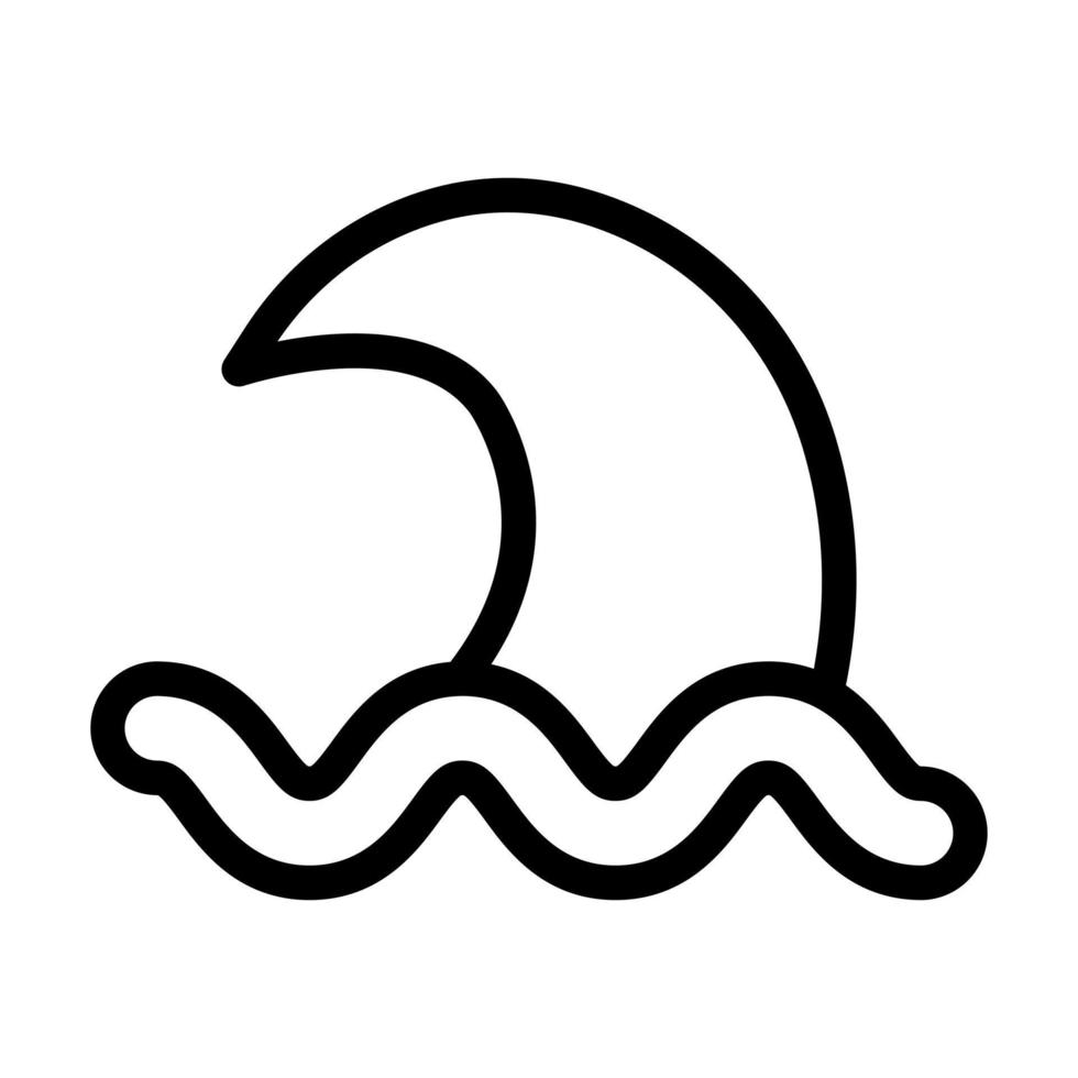 conception d'icône de mer vecteur