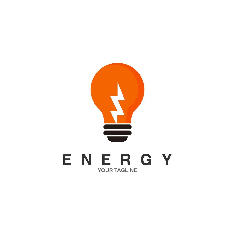 modèle de vecteur de logo énergie verte