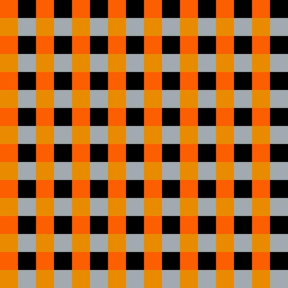 motif à carreaux sans couture avec orange noir et gris pour la décoration. vecteur