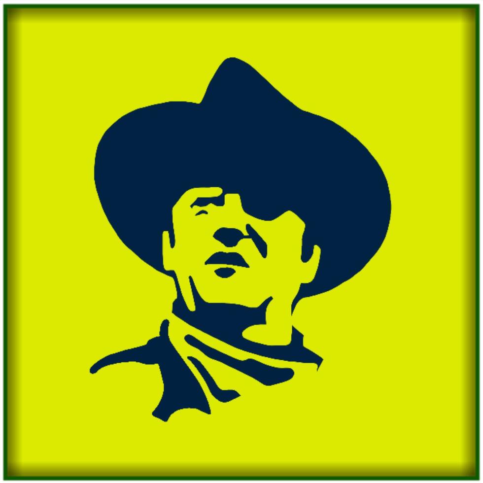 illustration de chapeau de cowboy vecteur