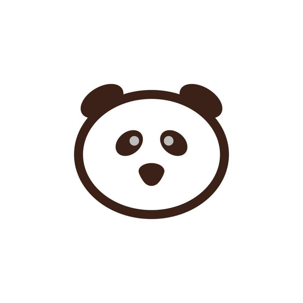 vecteur de logo ours en peluche