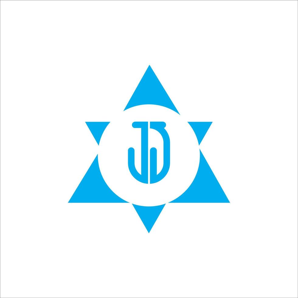 logo monogramme jj j simple et moderne vecteur