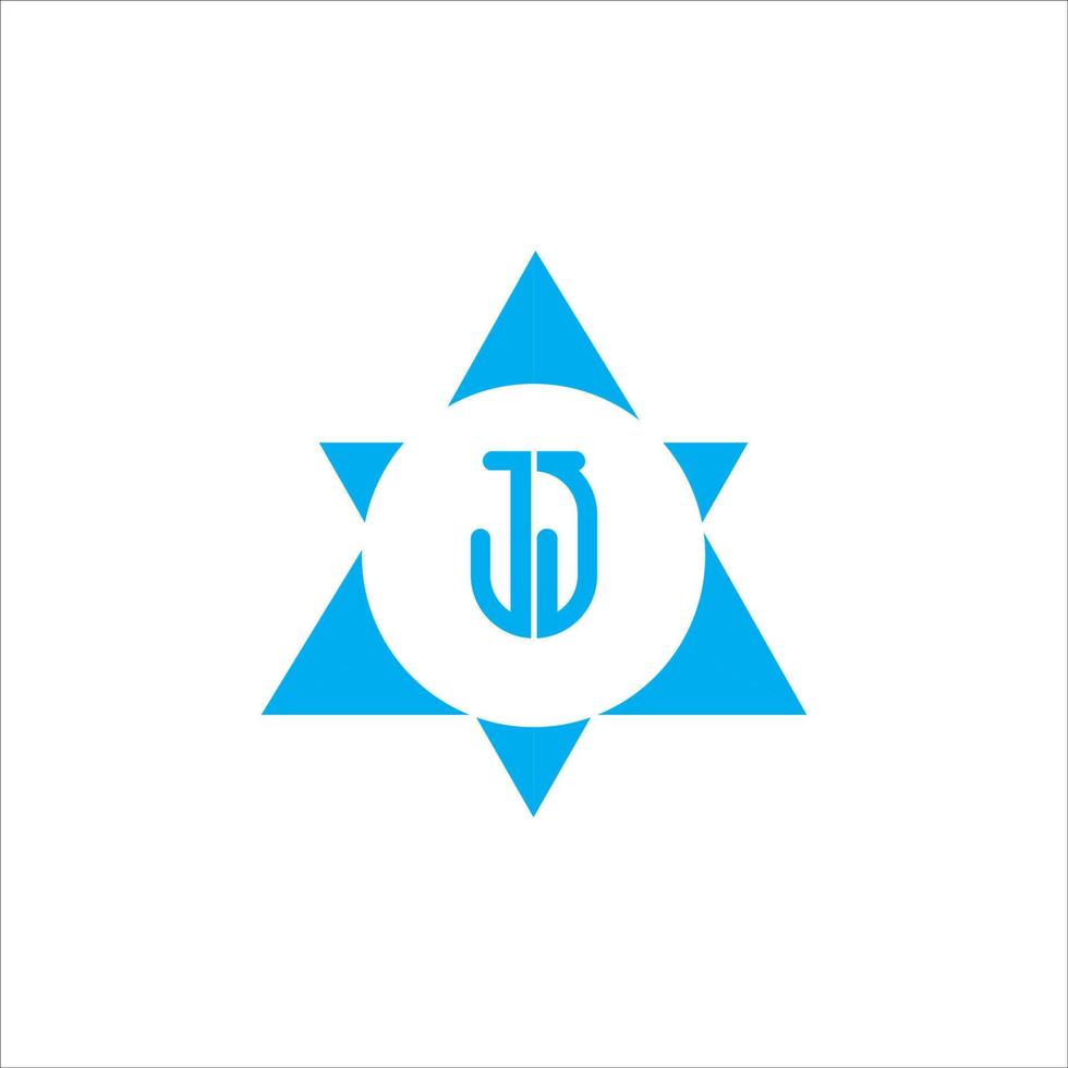 logo monogramme jj j simple et moderne vecteur