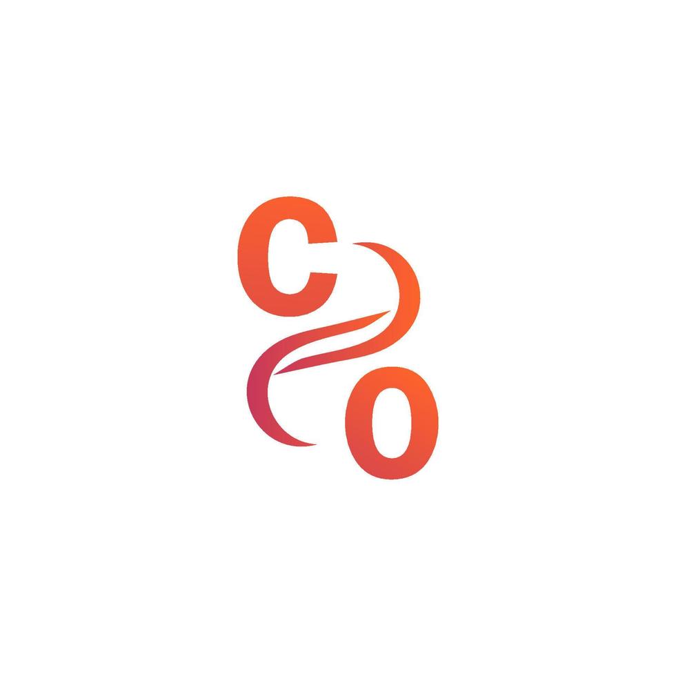 co création de logo couleur orange pour votre entreprise vecteur