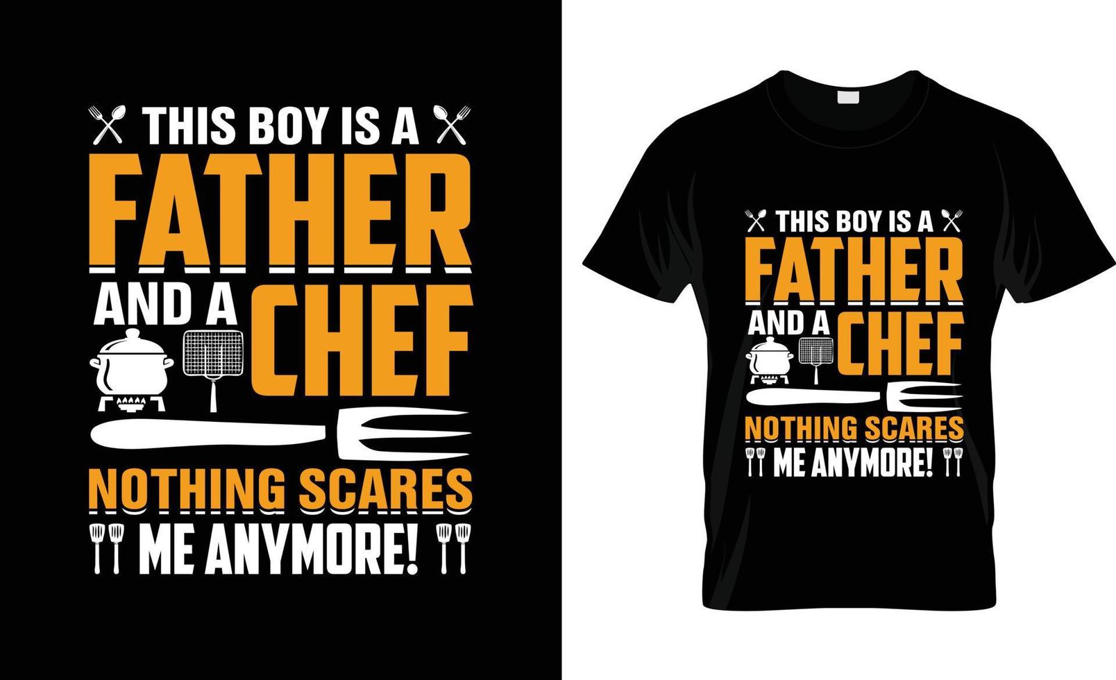 conception de t-shirt de chef, slogan de t-shirt de chef et conception de vêtements, typographie de chef, vecteur de chef, illustration de chef