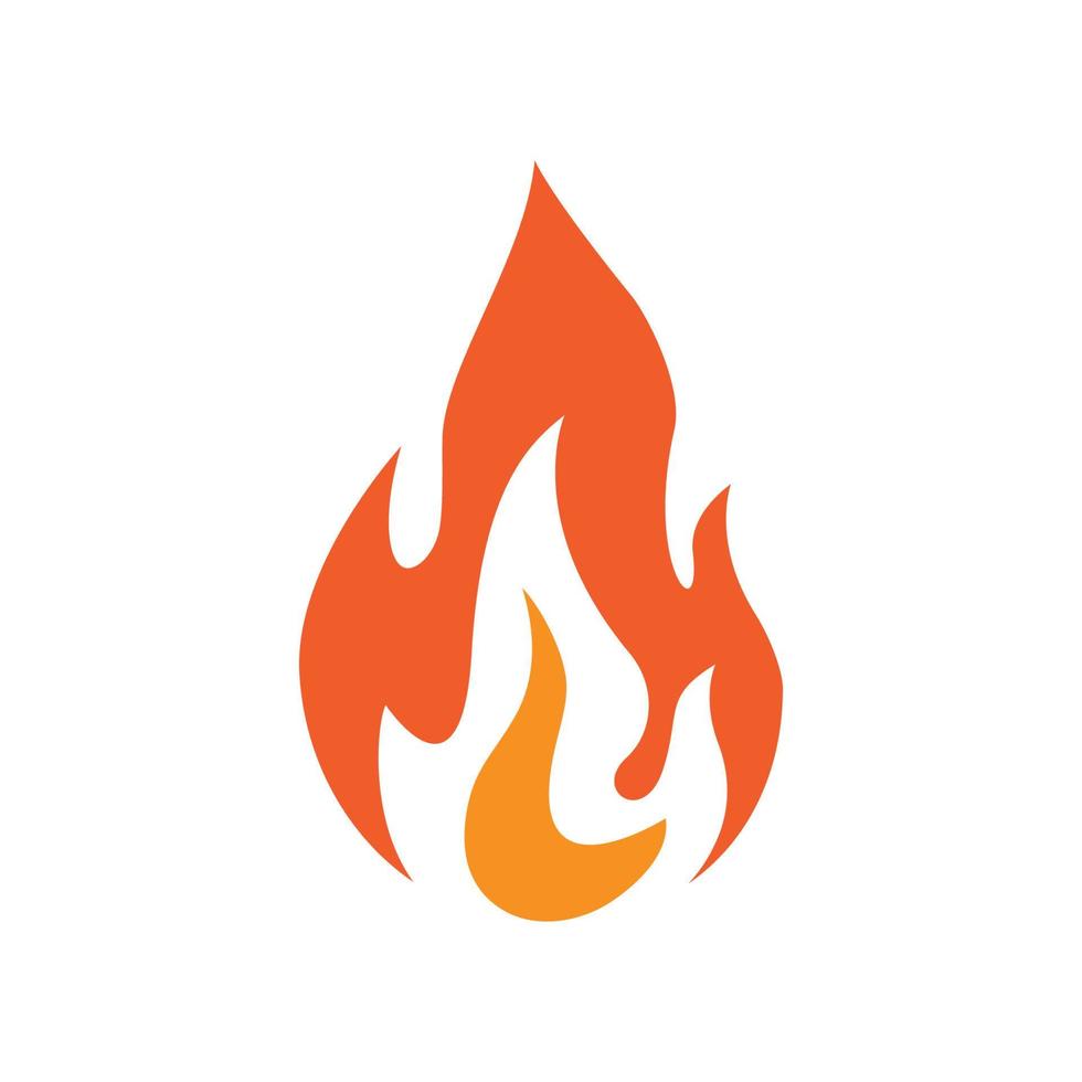 vecteur de logo de flamme de feu, concept de logo de pétrole, de gaz et d'énergie