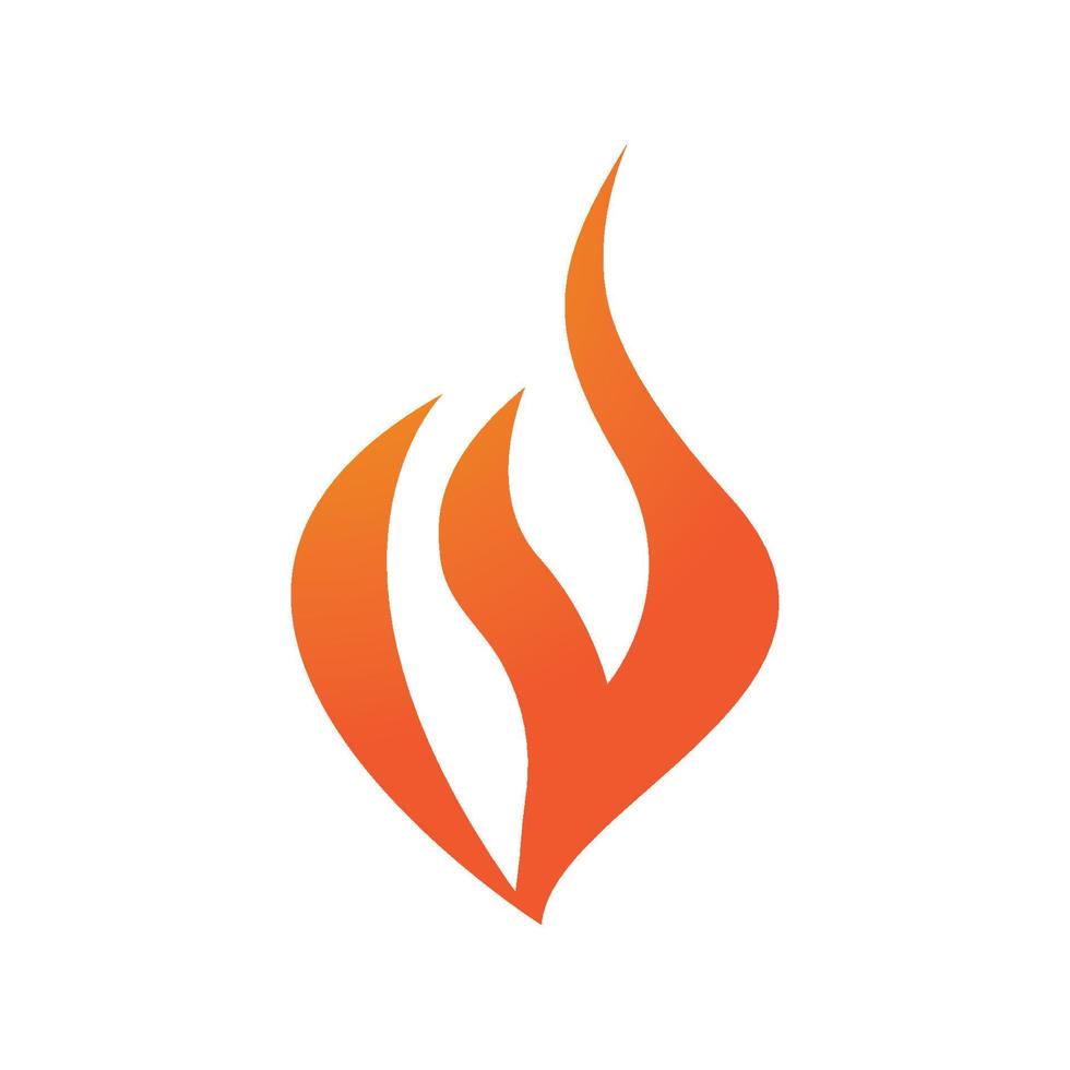 vecteur de logo de flamme de feu, concept de logo de pétrole, de gaz et d'énergie