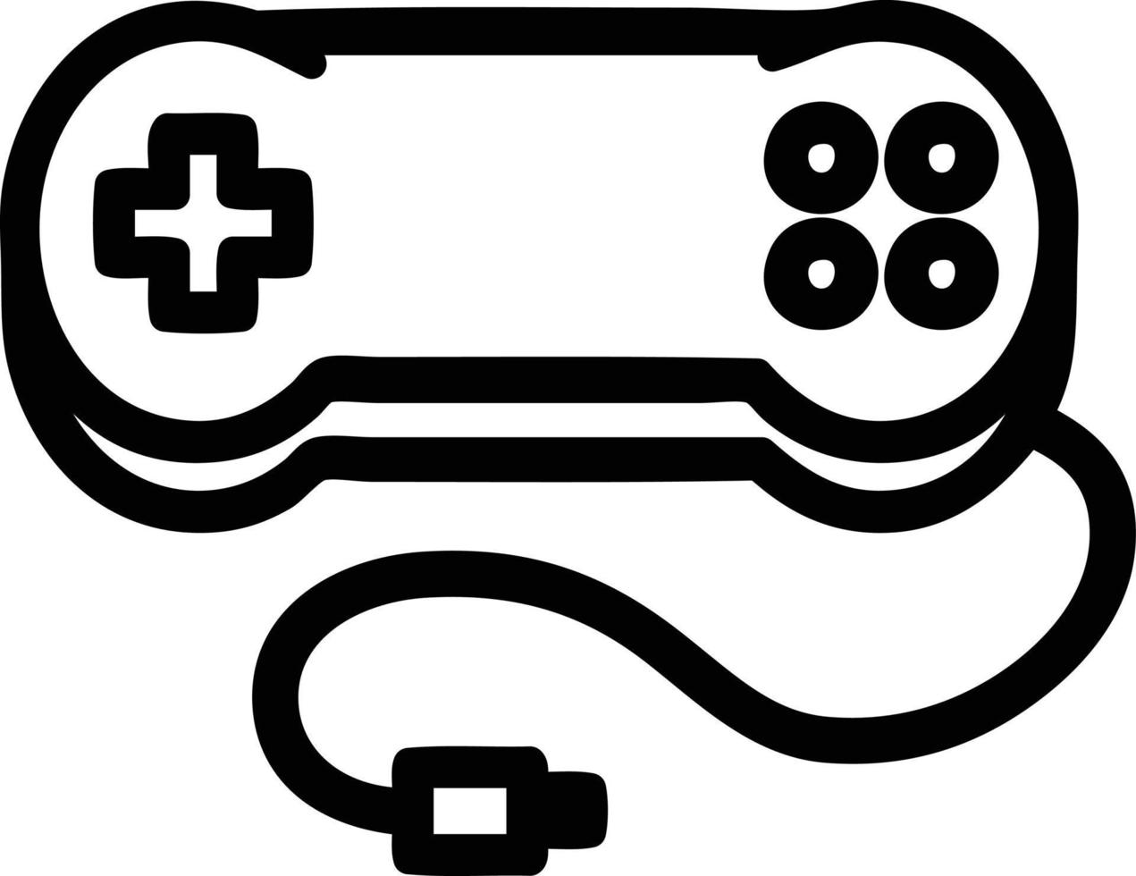 icône de contrôleur de jeu de console vecteur