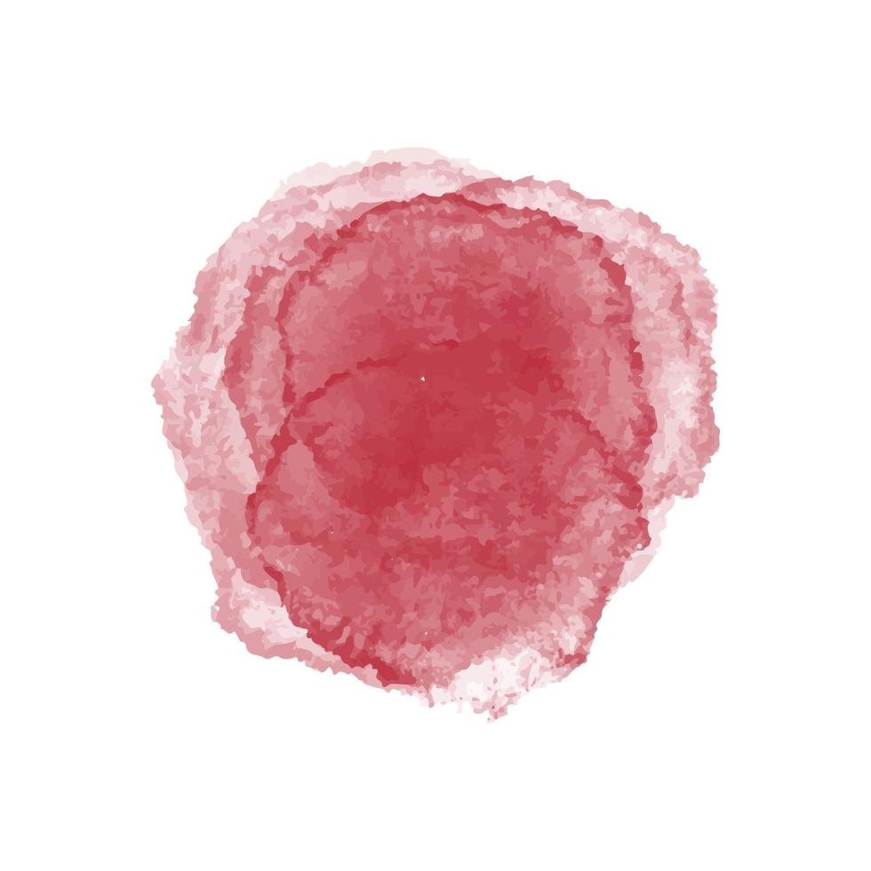 pinceaux aquarelle rouge illustration vectorielle vecteur