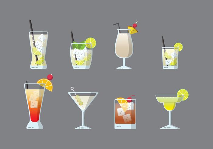 Vecteur de cocktails gratuit