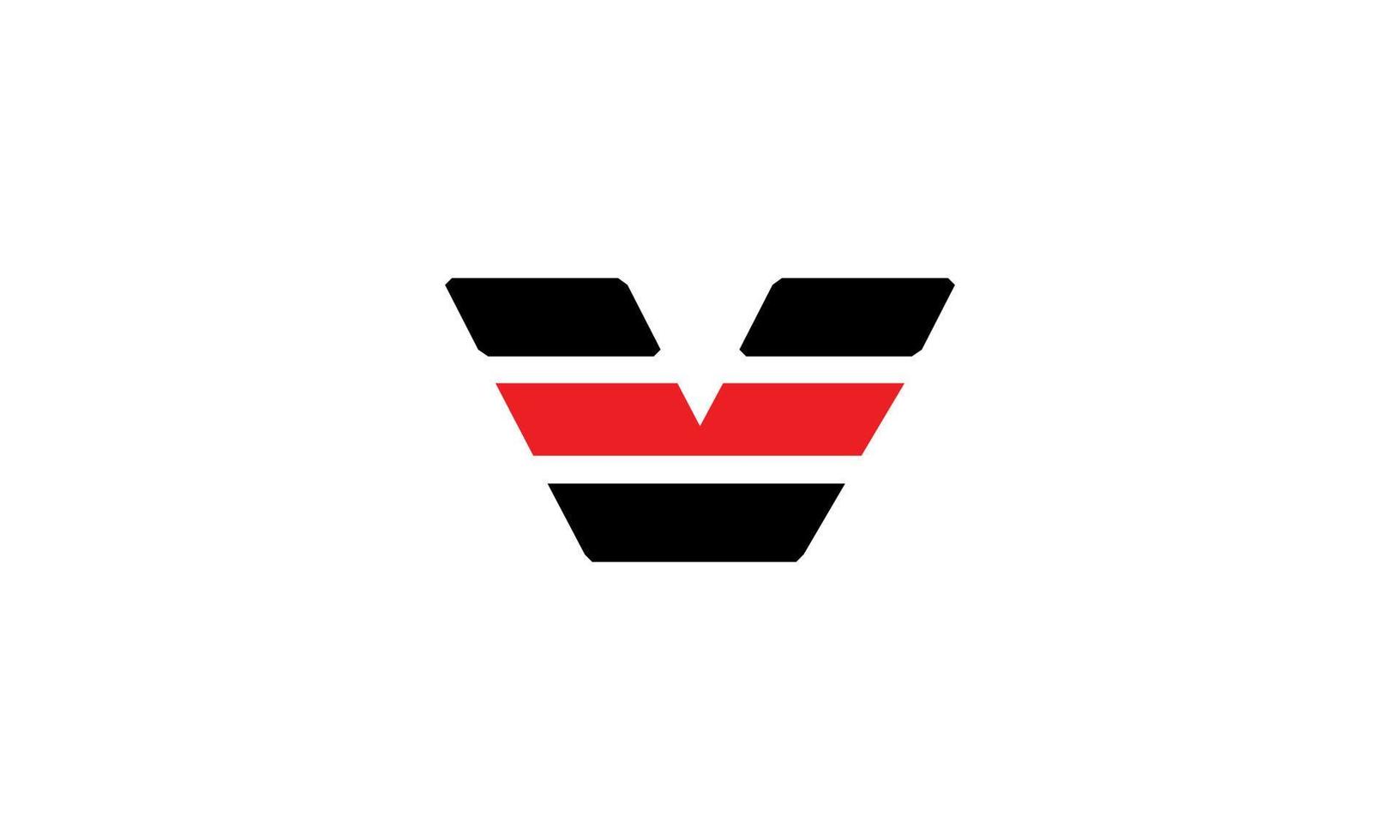 modèle gratuit de logo vectoriel lettre v vecteur gratuit