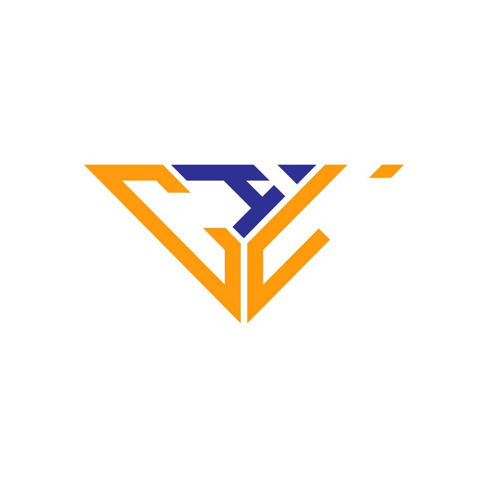 création de logo de lettre cil avec graphique vectoriel, logo cil simple et moderne en forme de triangle. vecteur