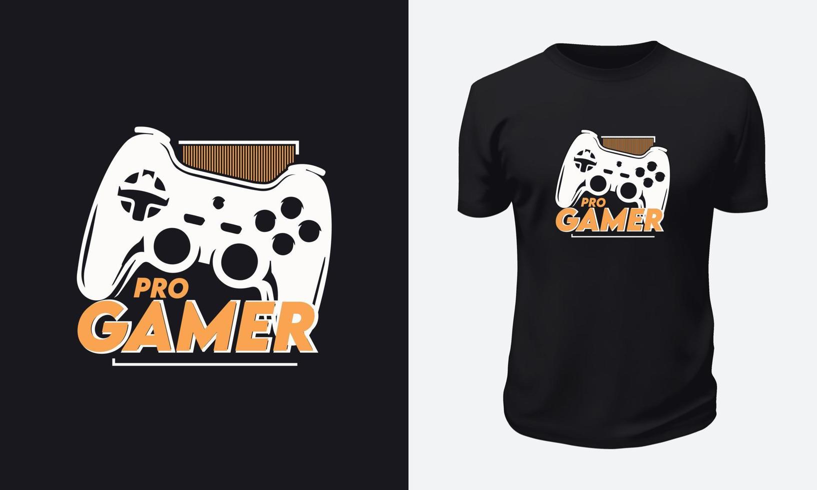 conception de t-shirt de jeu vecteur