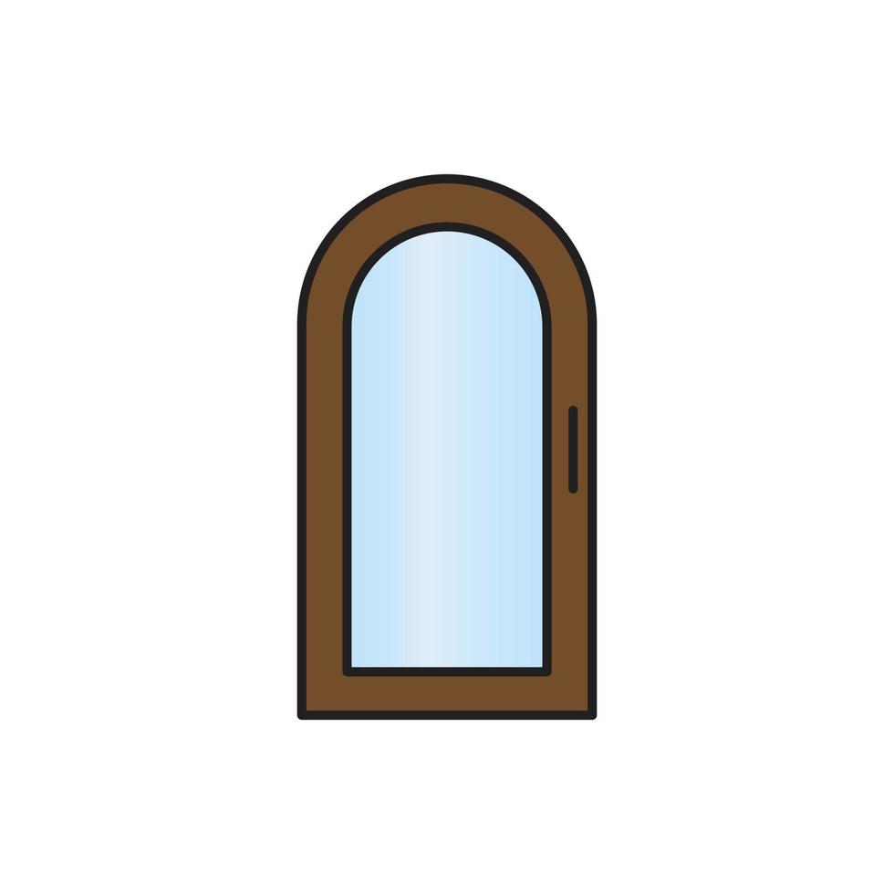 vecteur de porte pour la présentation de l'icône du symbole du site Web