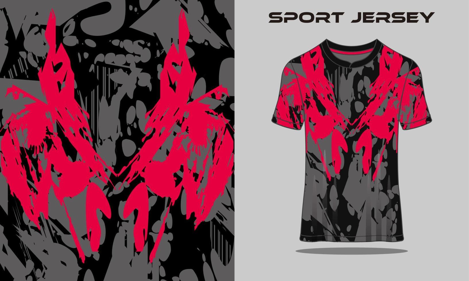 tshirt maillot grunge uniforme vecteur