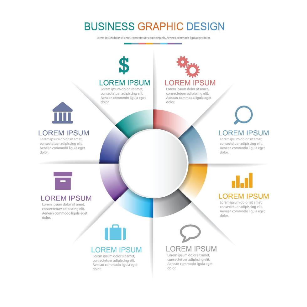 illustration d'élément de conception de vecteur plat infographique pour bannière web ou présentation utilisée