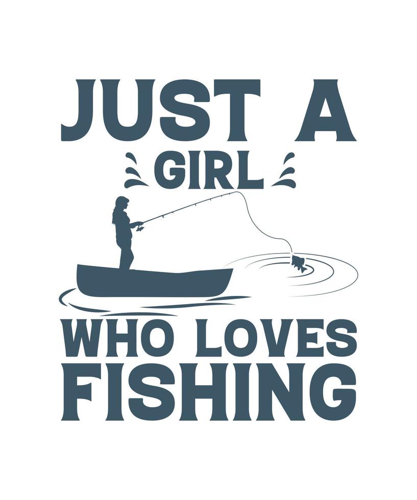 conception de tshirt de citations de vecteur de logo de pêche