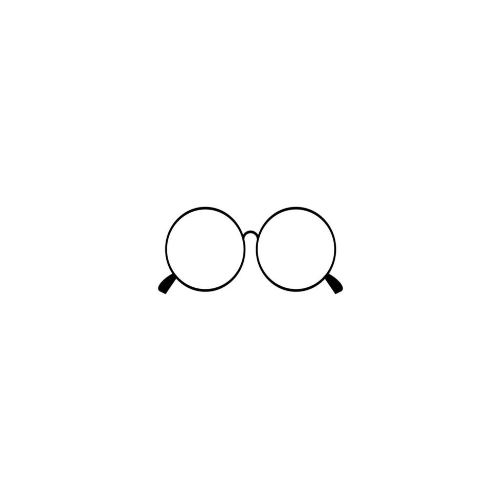 vecteur d'illustration d'icône de lunettes