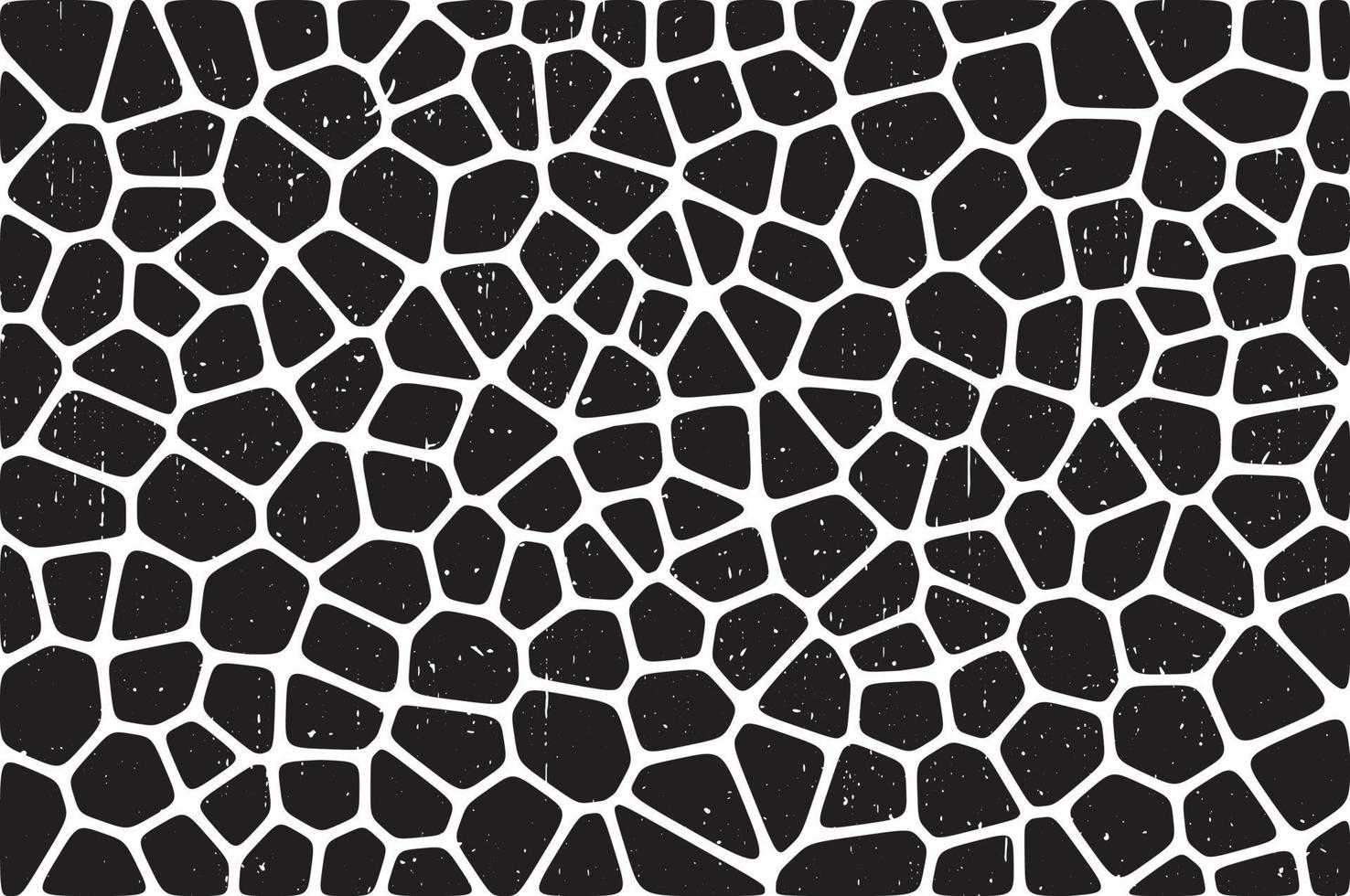 arrière-plans de vecteur de motif abstrait voronoi avec texture grunge