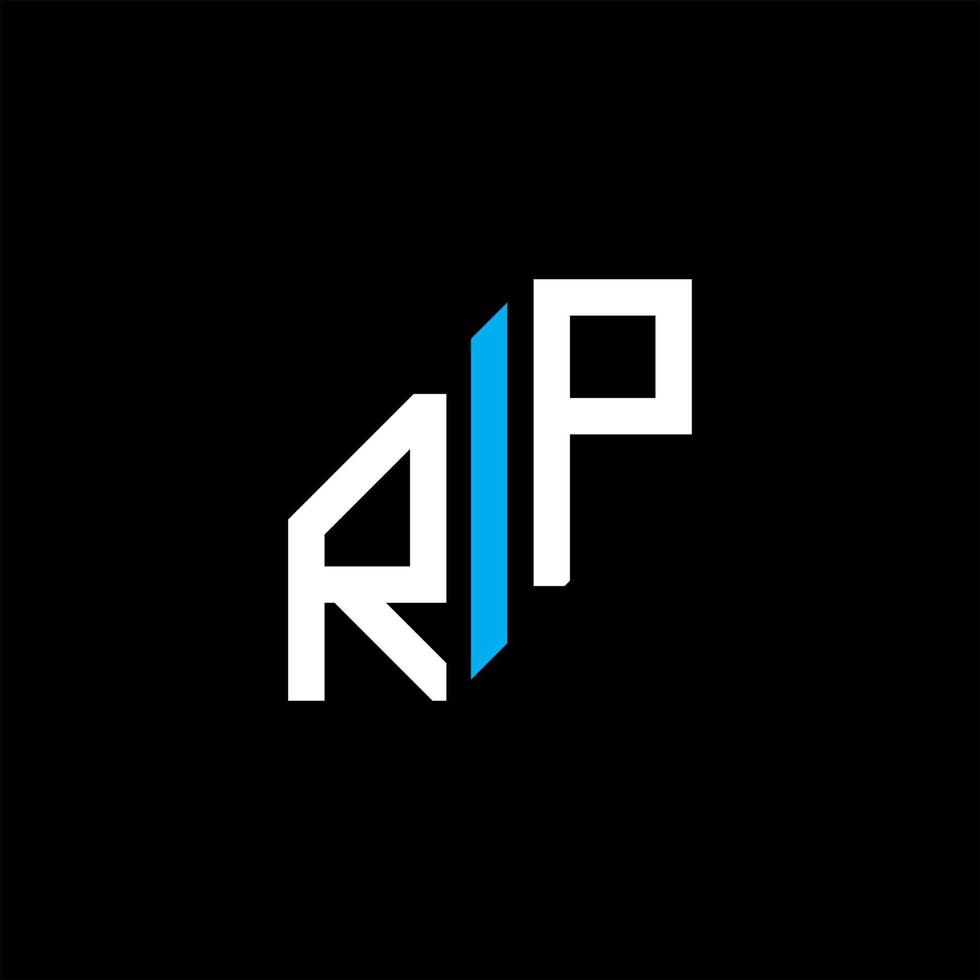 création de logo de lettre rp avec graphique vectoriel