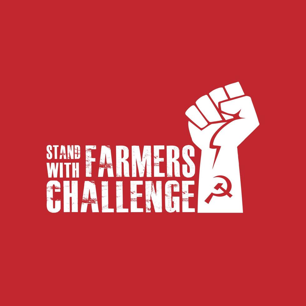 sauver les agriculteurs, sauver le pays. se tenir aux côtés des agriculteurs. sauver les agriculteurs vecteur