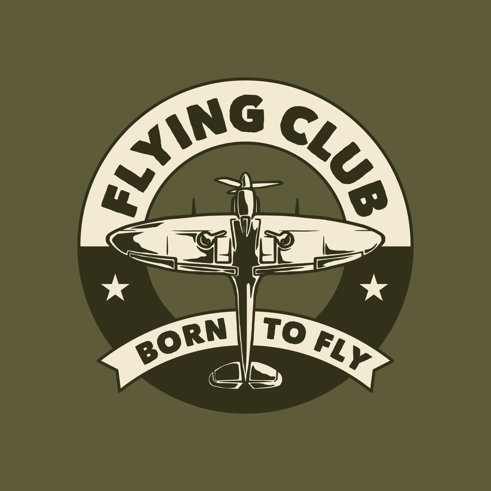 badges aviation logos et emblèmes étiquettes vecteur