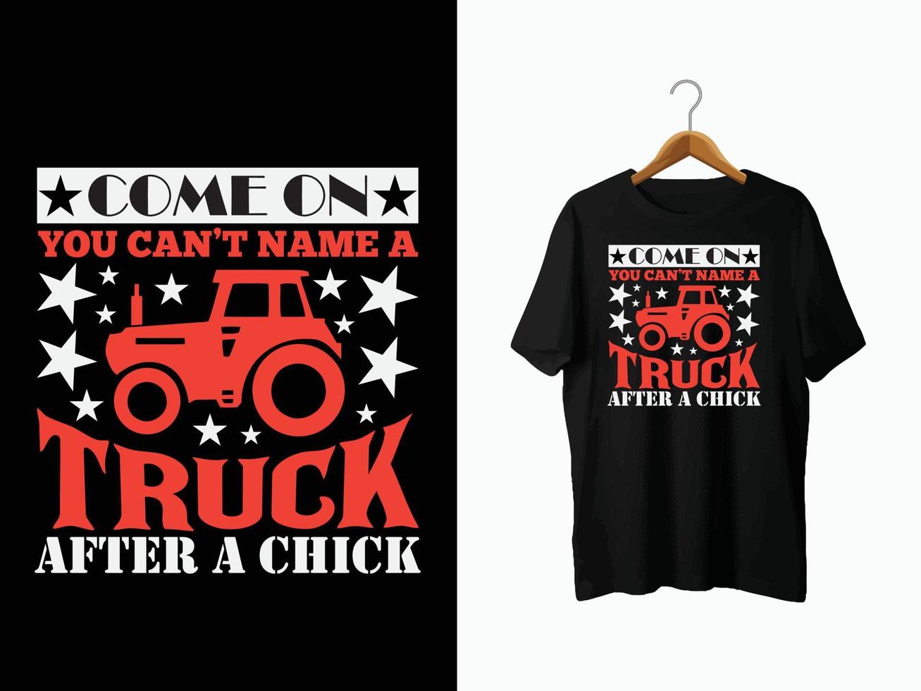 conception de t-shirt de camion vecteur