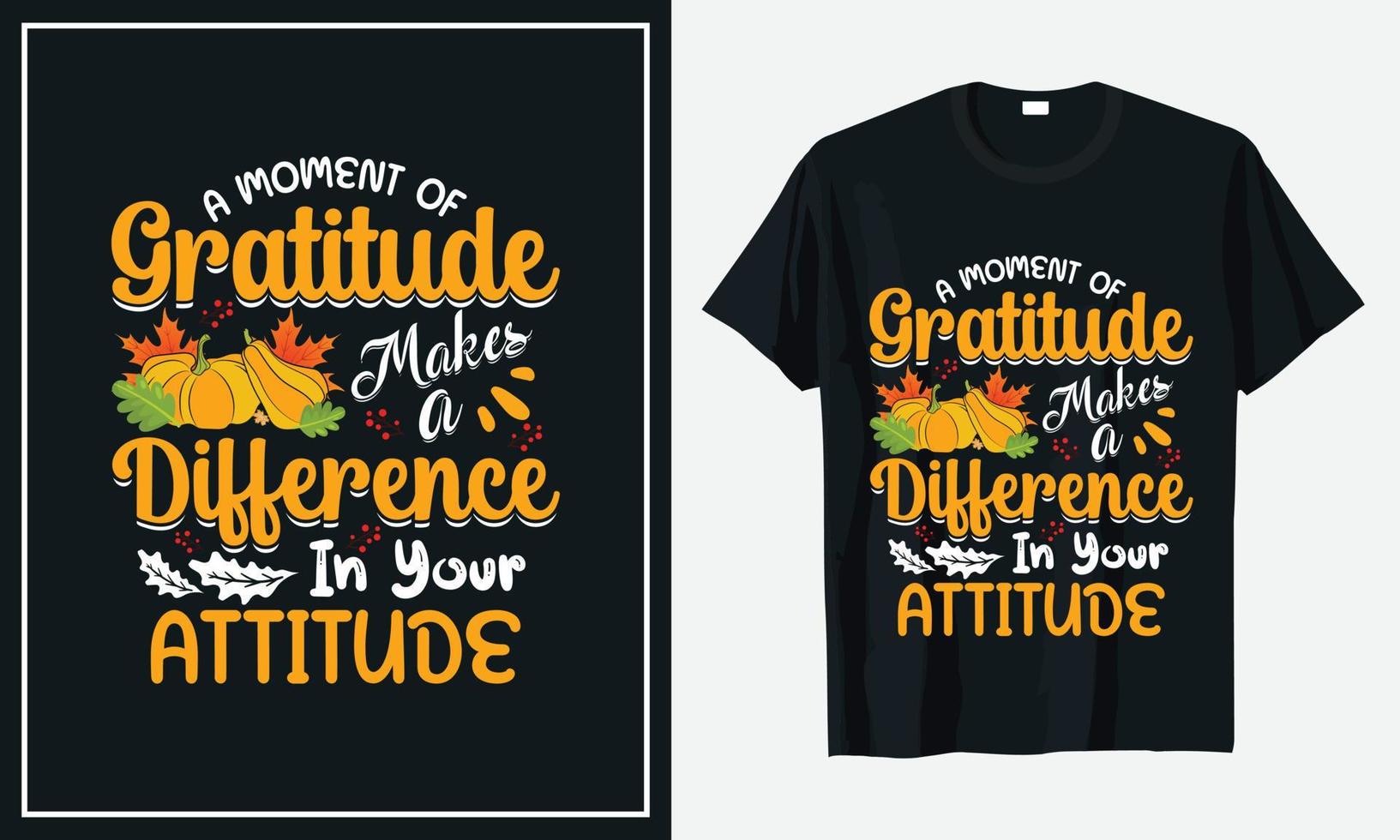 impression de vecteur de conception de t-shirt de thanksgiving